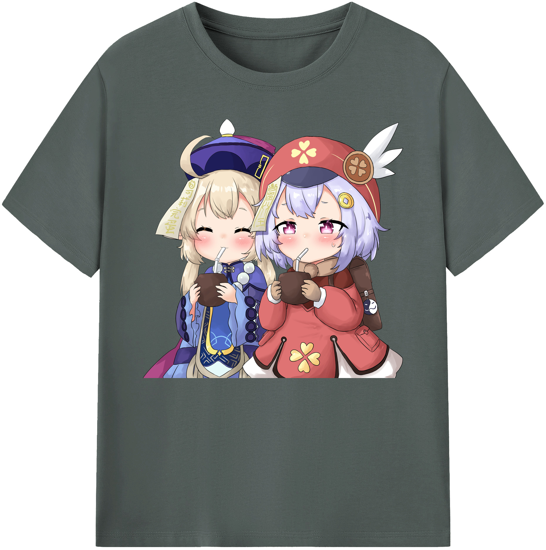 げんし神 七七 なな  genshin Nana 綿100％ メンズ半袖Tシャツ｜肌触りやわらか＆通気性
